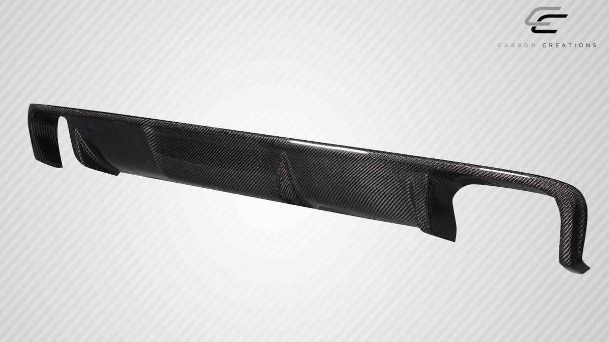 2011-2016 BMW 5 Series F10 Wave Style Rear Diffuser - Carbon Fiber