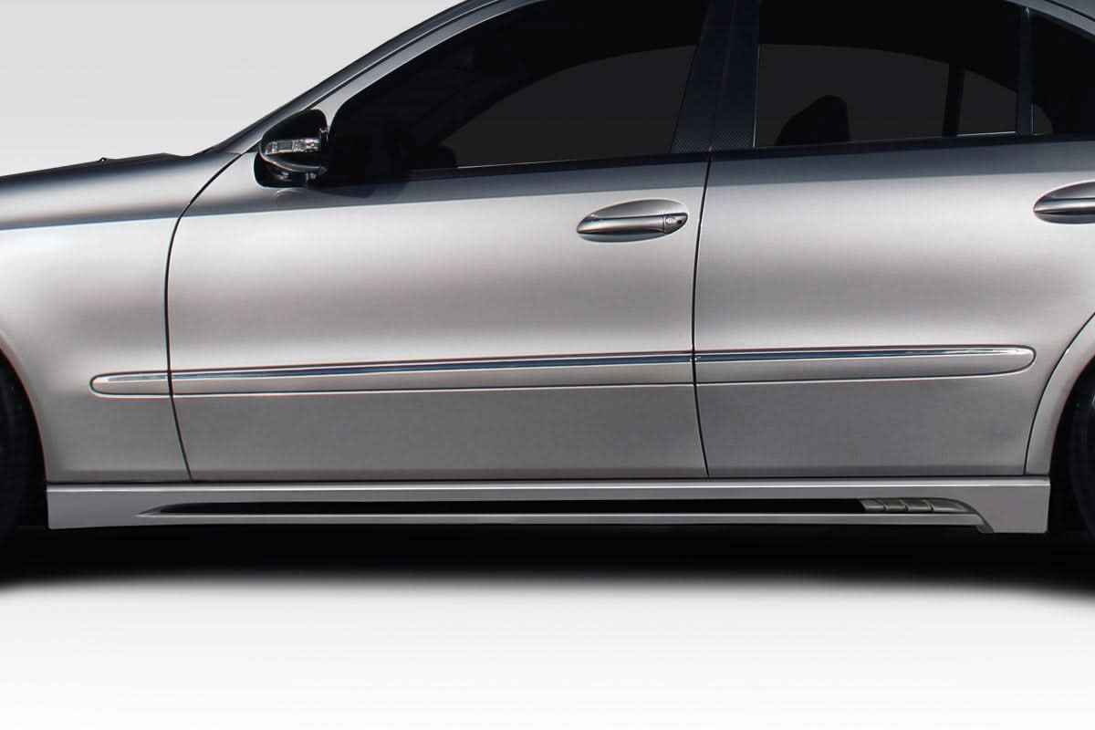 2003-2009 Mercedes E Class W211 Aiming Style Side Skirt Rocker Panels - FRP