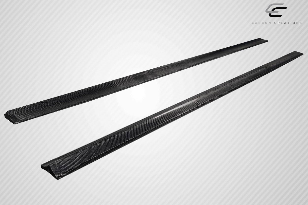 2008-2014 Mercedes Benz C Class W204 Carbon Creations Radian Side Skirt Rocker Panel Splitters - 2 Pieces