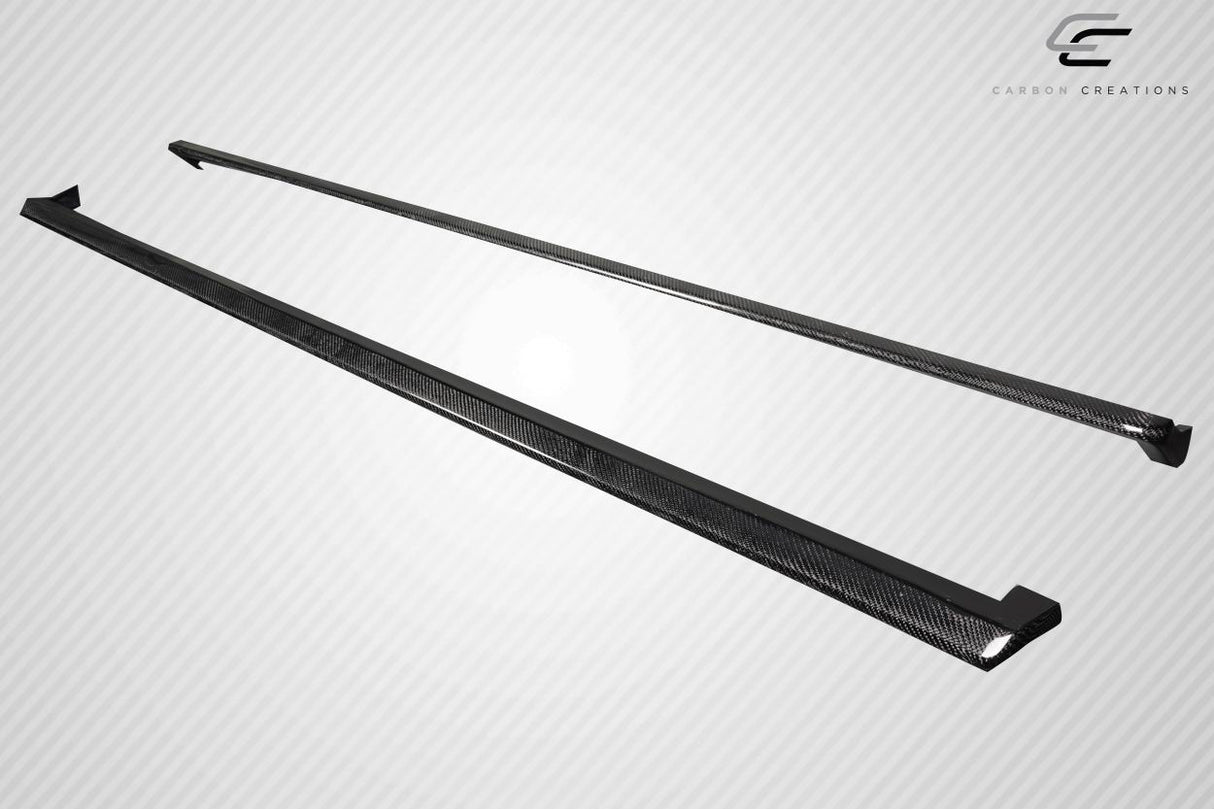 2008-2010 Subaru Impreza WRX Ghost Style Side Skirt Splitters - Carbon Fiber
