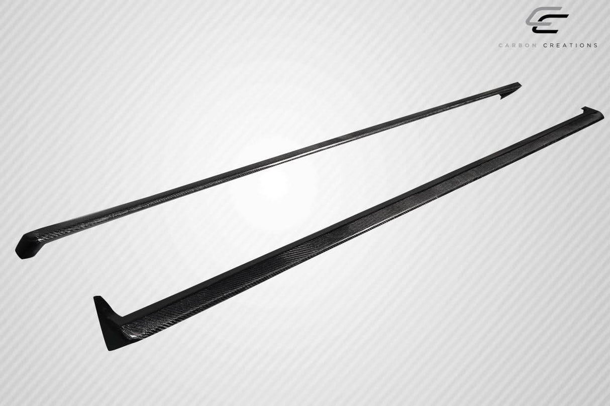 2008-2010 Subaru Impreza WRX Ghost Style Side Skirt Splitters - Carbon Fiber