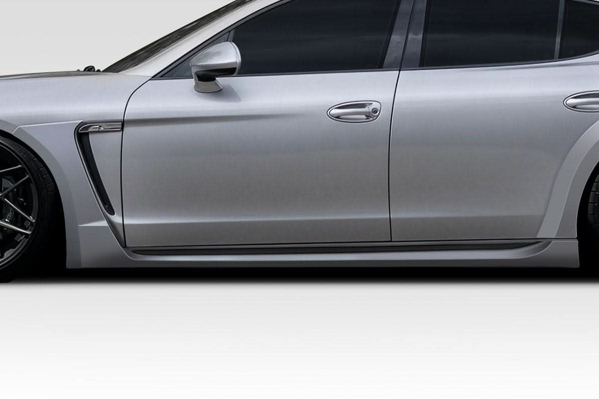 2010-2013 Porsche Panamera Aiming Style Side Skirt Rocker Panels - FRP
