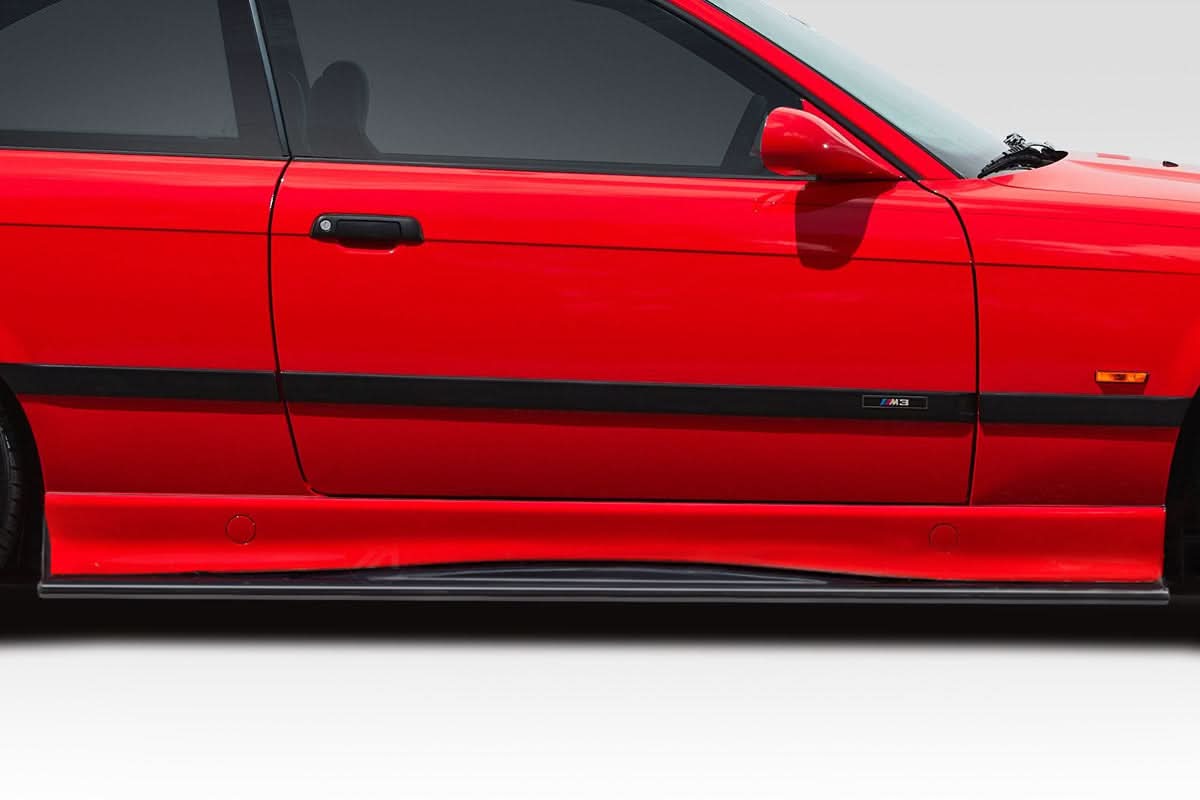 1992-1998 BMW M3 Motive Style Side Skirt Rocker Panel Splitters - FRP