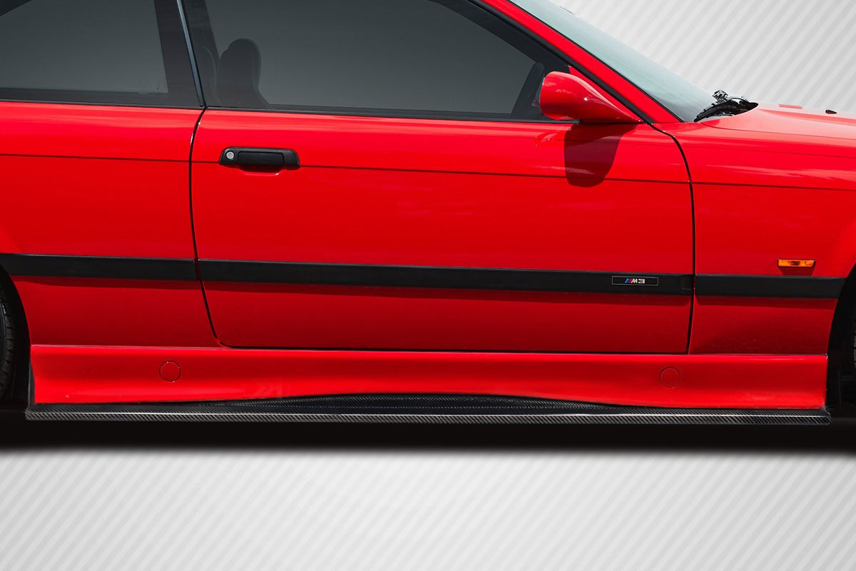 1992-1998 BMW M3 E36 Motive Style Side Skirt Rocker Panel Splitters
