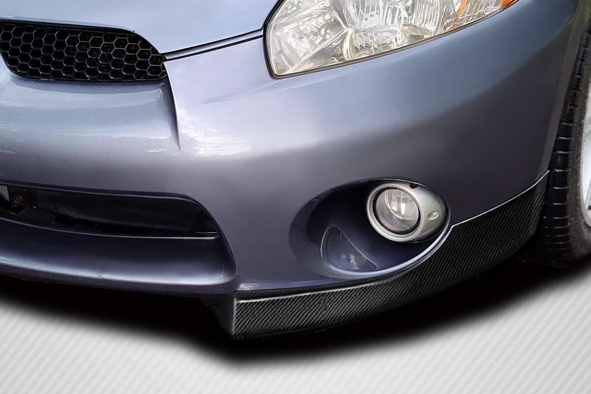 2006-2008 Mitsubishi Eclipse Proven Style Front Lip Spoiler - Carbon Fiber