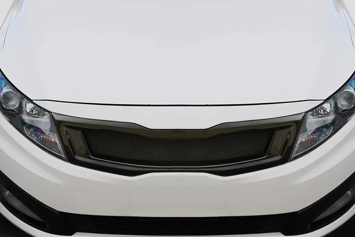2011-2013 Kia Optima Laxell Style Front Grille - 1 Piece - FRP