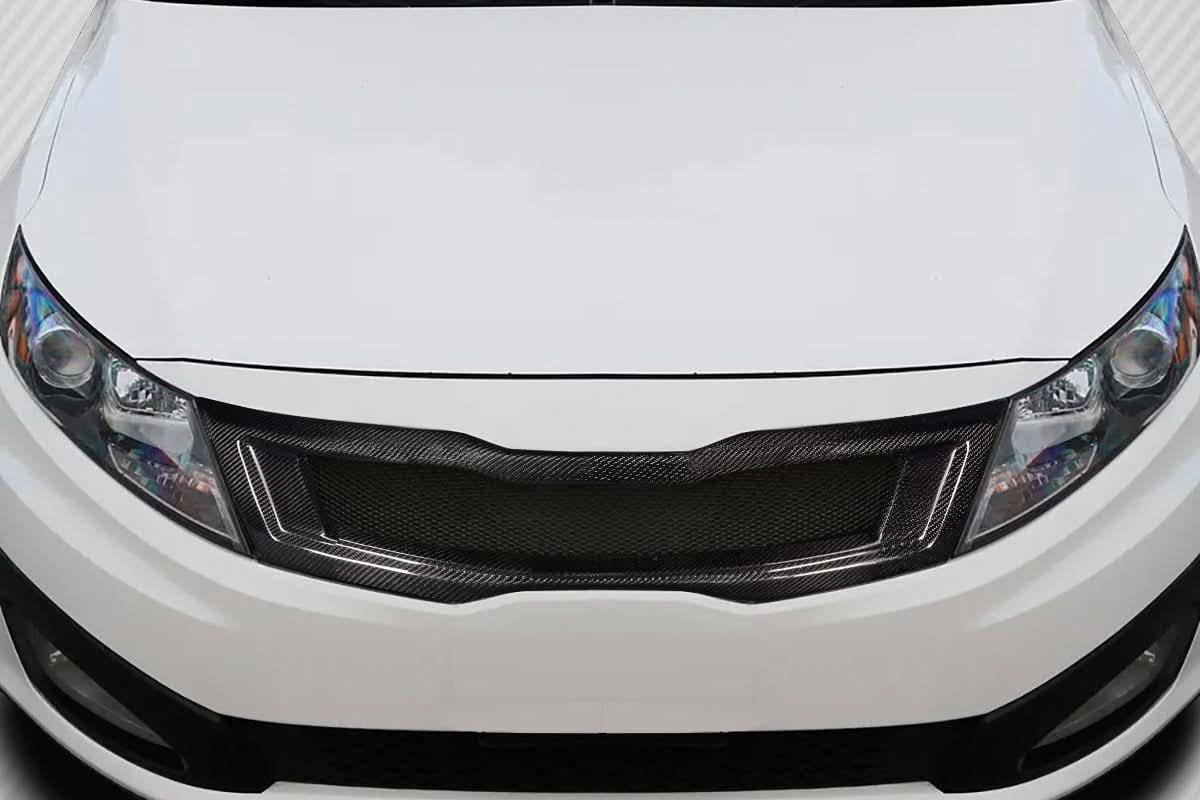 2011-2013 Kia Optima Laxell Style Front Grille - Carbon Fiber