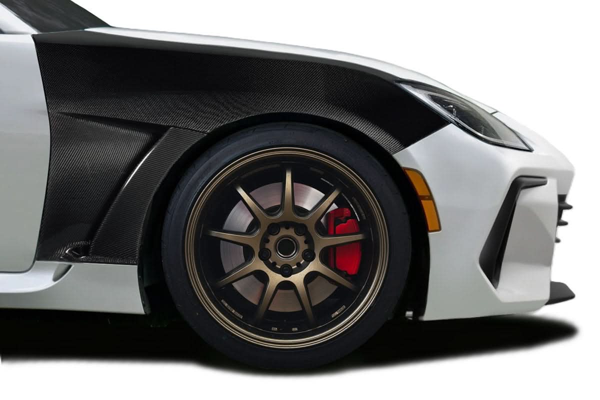 2022-2025 Toyota GR86 / Subaru BRZ Kumei Style Front Fenders - Carbon Fiber