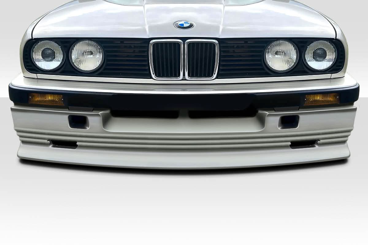1984-1991 BMW 3 Series E30 Unplugged Style Front Lip Spoiler - FRP