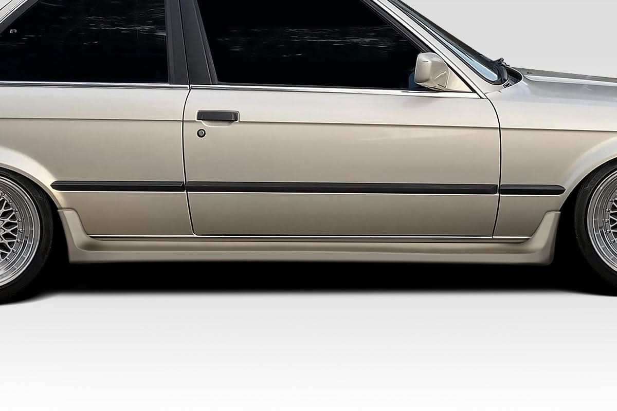 1984-1991 BMW 3 Series E30 Unplugged Style Side Skirts - FRP
