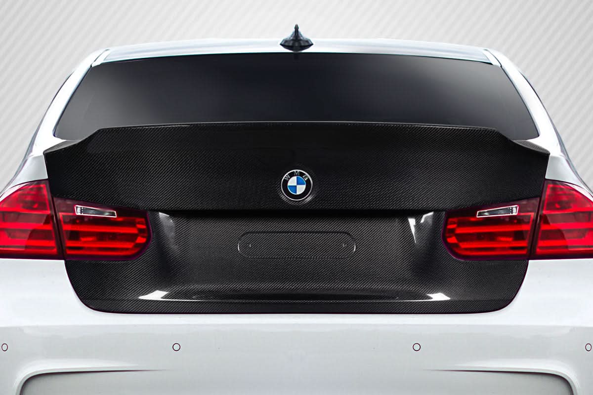2012-2018 BMW 3 Series F30 Sweeper Style Rear Trunk - Carbon Fiber