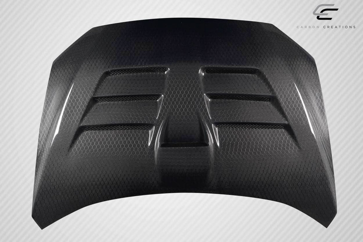 2008-2017 Mitsubishi Lancer Geo6ix Style GT Concept Hood - Carbon