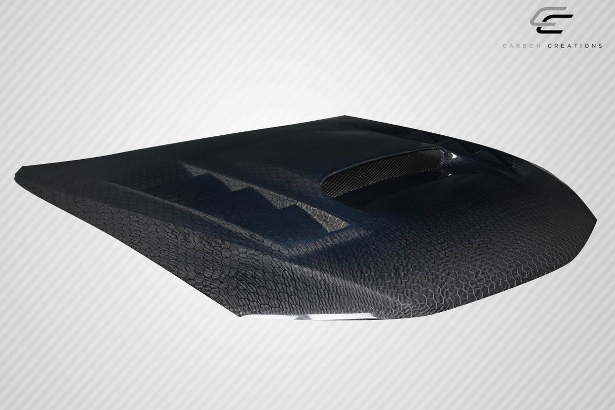 2008-2011 Subaru Impreza 2008-2014 WRX STI Carbon Creations Geo6ix Dritech GT Concept Hood - 1 Piece