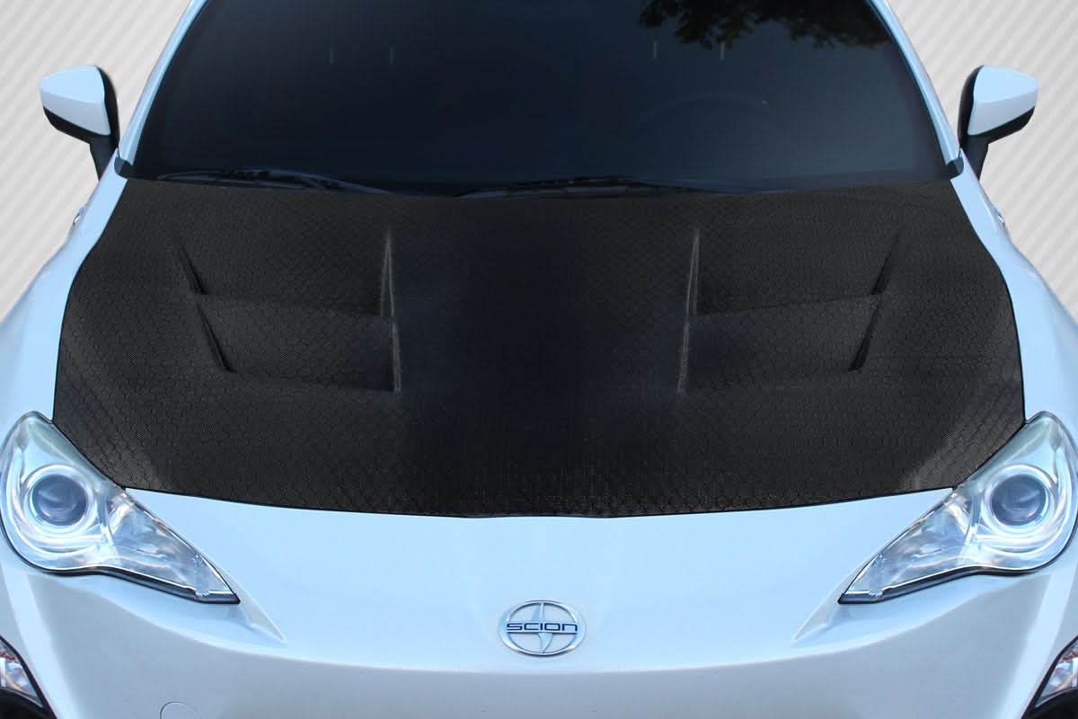 2013-2020 Toyota 86/Scion FR-S/Subaru BRZ 86-R Style Hood - Carbon Fiber