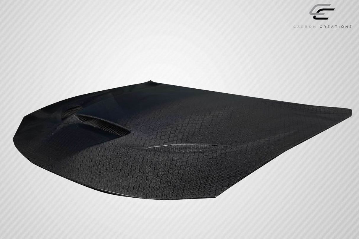 2015-2023 Dodge Charger Geo6ix Dritech Hellcat Look Hood - Carbon Fiber