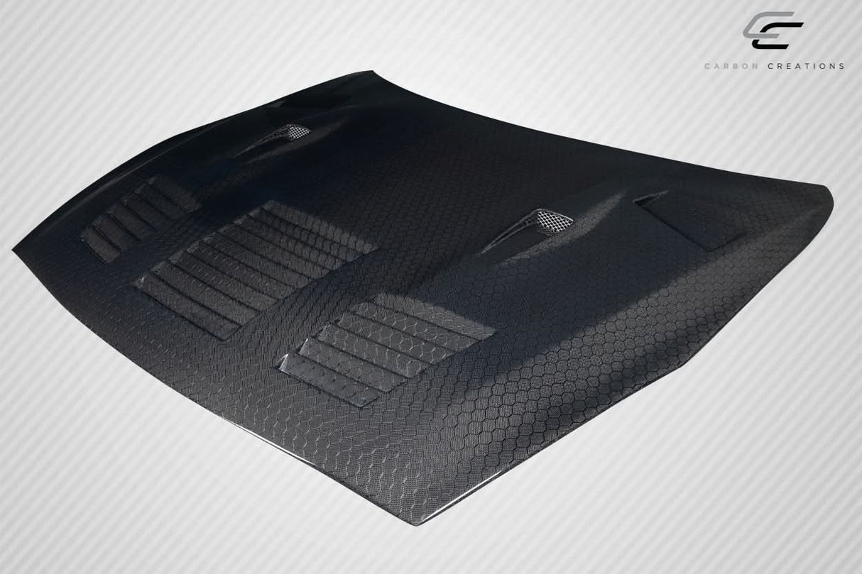 2009-2016 Nissan GT-R R35 Geo6ix GT2 Style Hood - Carbon Fiber