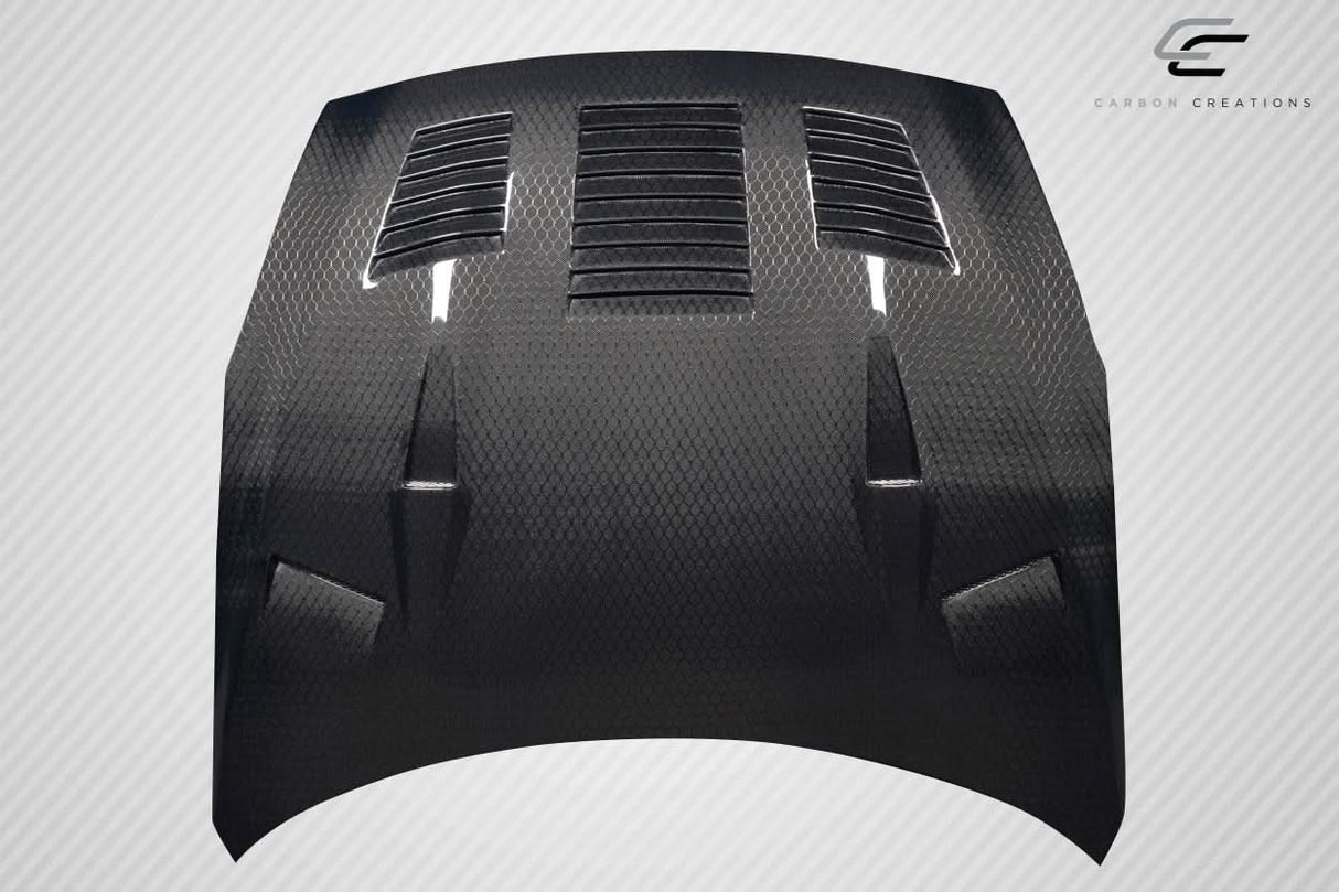 2009-2016 Nissan GT-R R35 Geo6ix GT2 Style Hood - Carbon Fiber