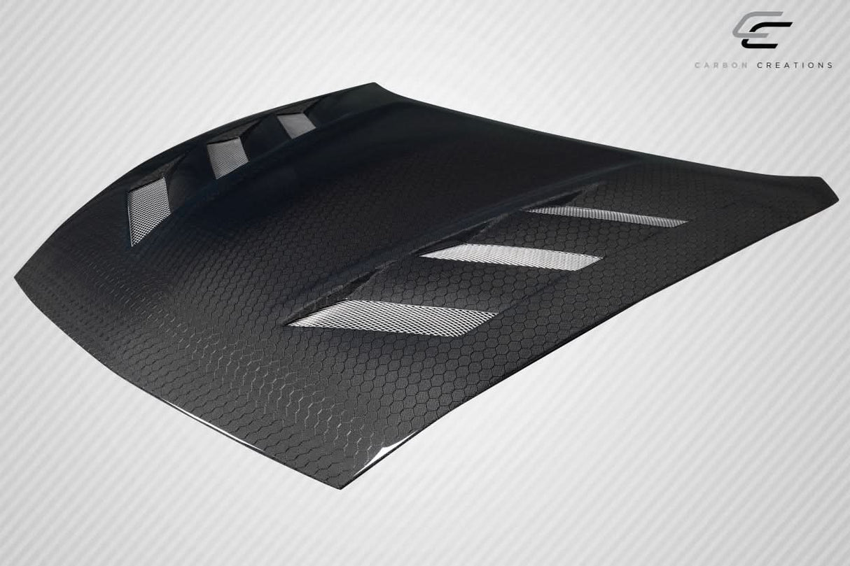 2009-2020 Nissan 370Z Geo6ix AM-S Style Hood - Carbon Fiber