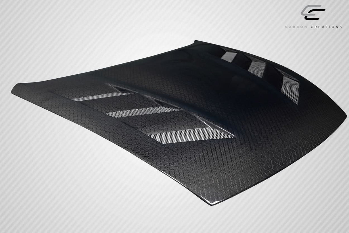2009-2020 Nissan 370Z Geo6ix AM-S Style Hood - Carbon Fiber