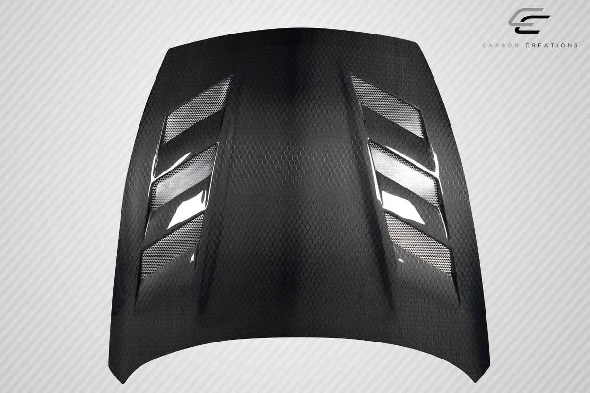 2009-2020 Nissan 370Z Geo6ix AM-S Style Hood - Carbon Fiber