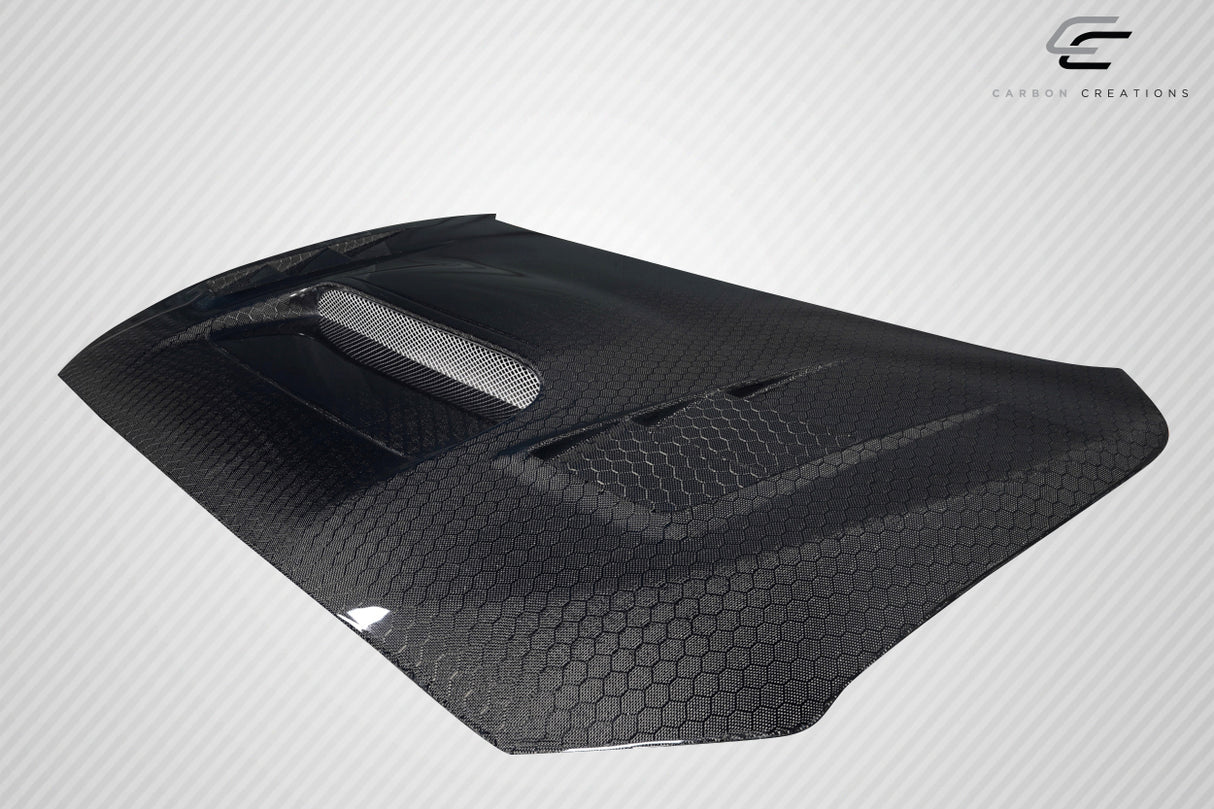 2015-2021 Subaru WRX Carbon Creations Geo6ix C-1 Hood - 1 Piece