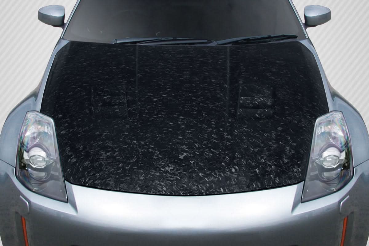 2003-2006 Nissan 350Z AeroForge Dritech JGTC Style Hood - Carbon Fiber