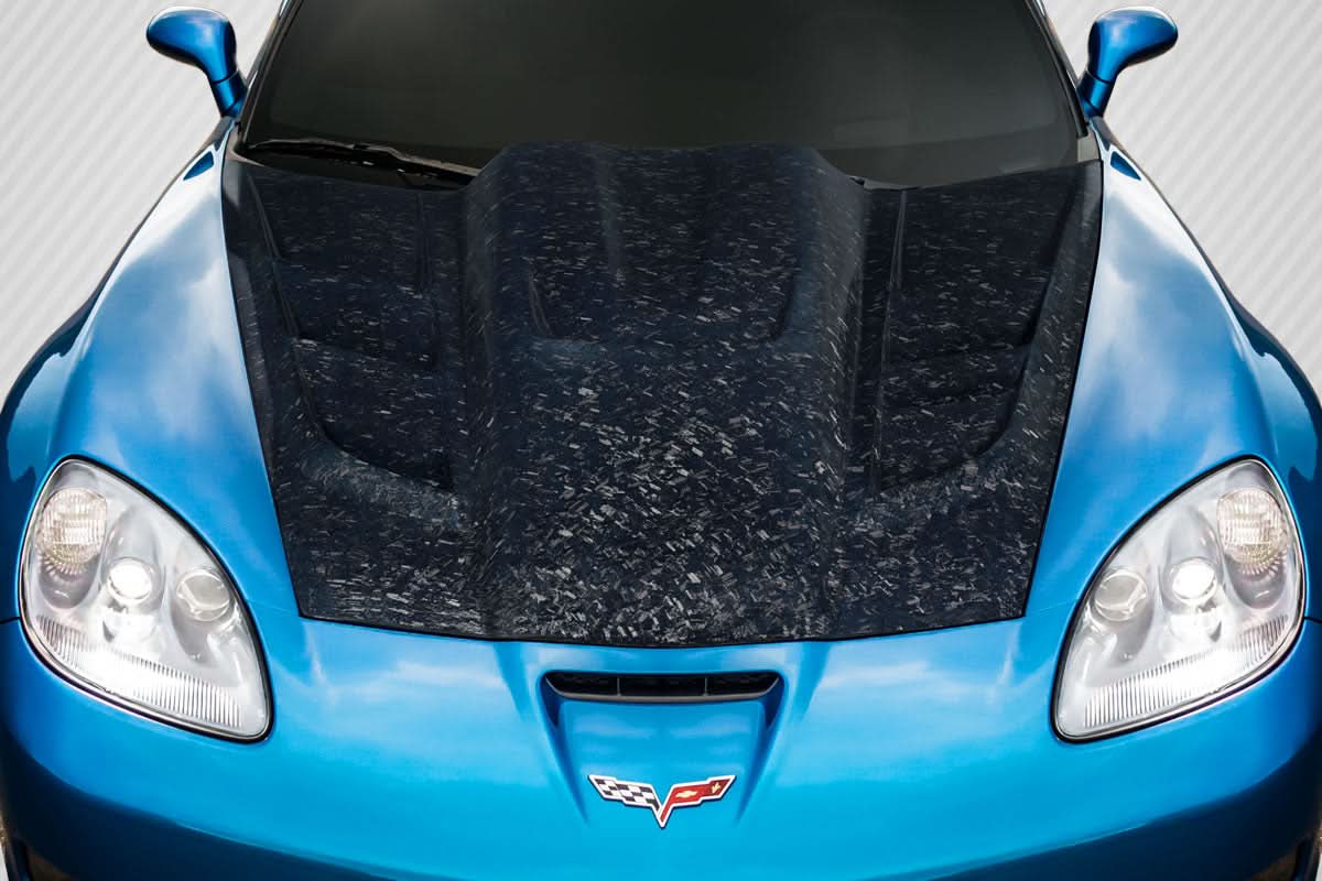 2005-2013 Chevrolet Corvette C6 AeroForge Dritech ZR Edition 2 Style Hood