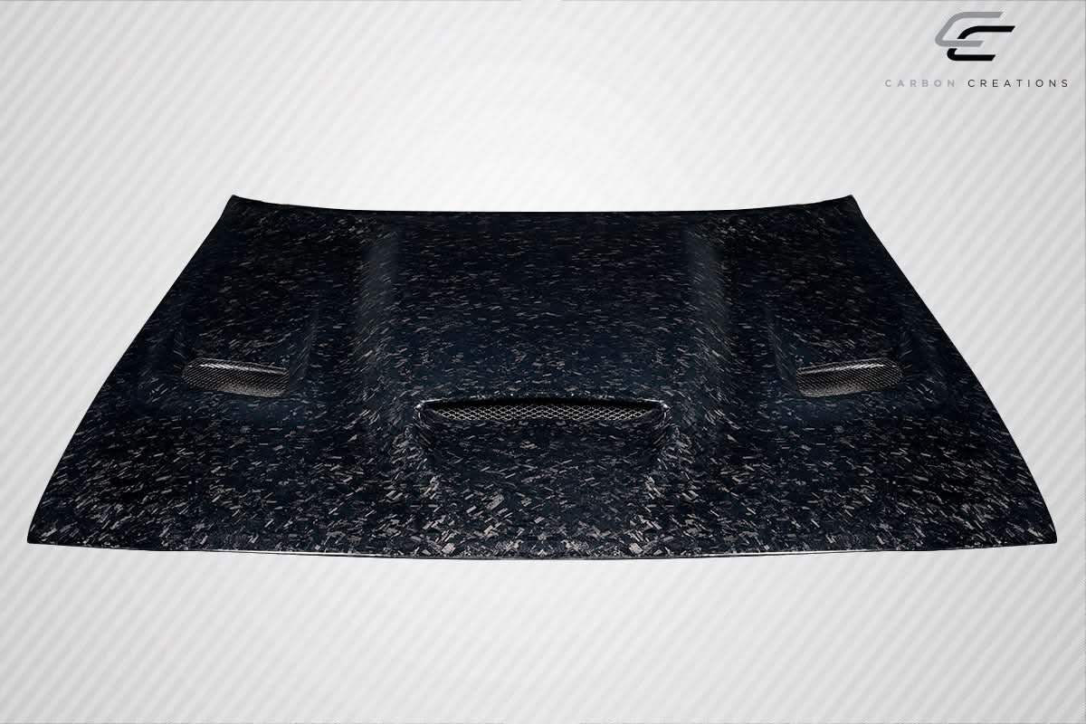 2008-2023 Dodge Challenger Hellcat Look Hood - Carbon Fiber