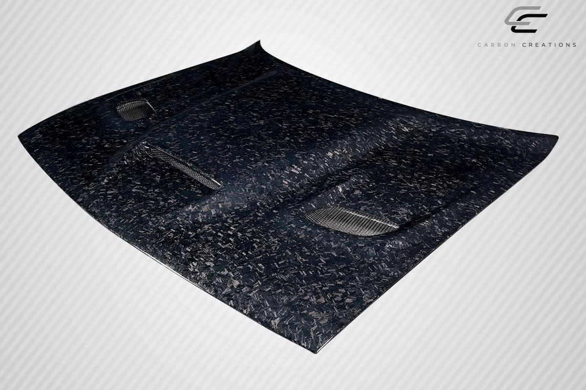 2008-2023 Dodge Challenger Hellcat Look Hood - Carbon Fiber