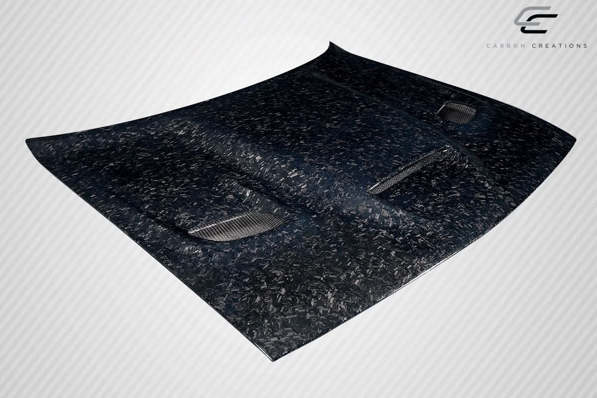 2008-2023 Dodge Challenger Hellcat Look Hood - Carbon Fiber