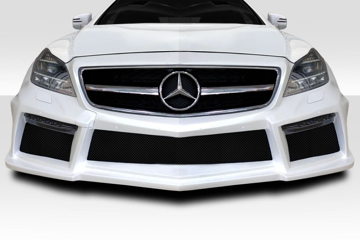 2012-2018 Mercedes CLS W218 Vector Style Wide Body Front Bumper - FRP