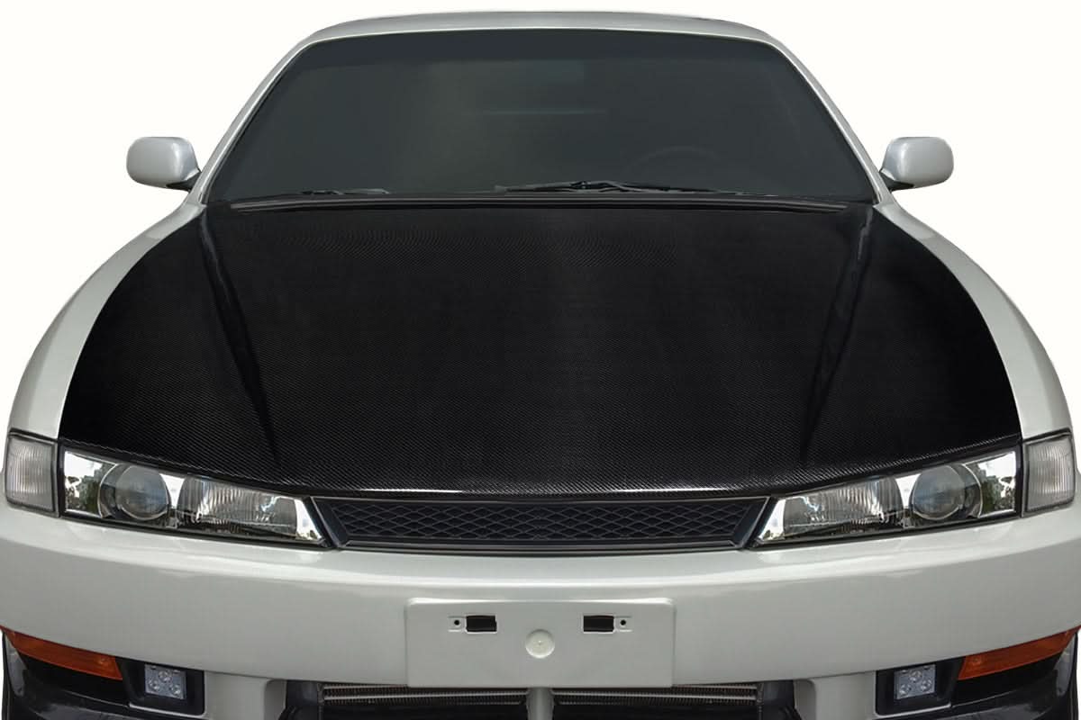 1997-1998 Nissan 240SX S14 Ranger Style Hood - Carbon Fiber