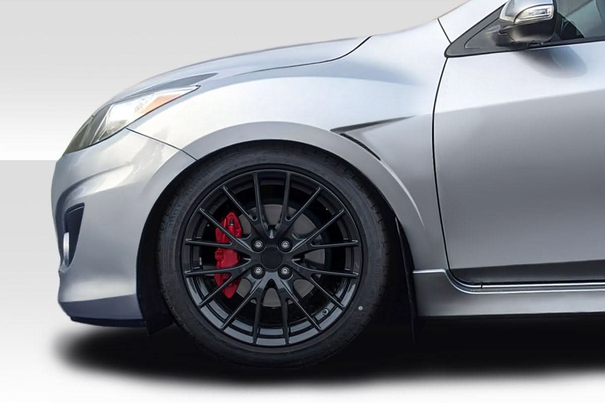 2010-2013 Mazda 3 Evolved Style Front Fenders - 2 Pieces - FRP