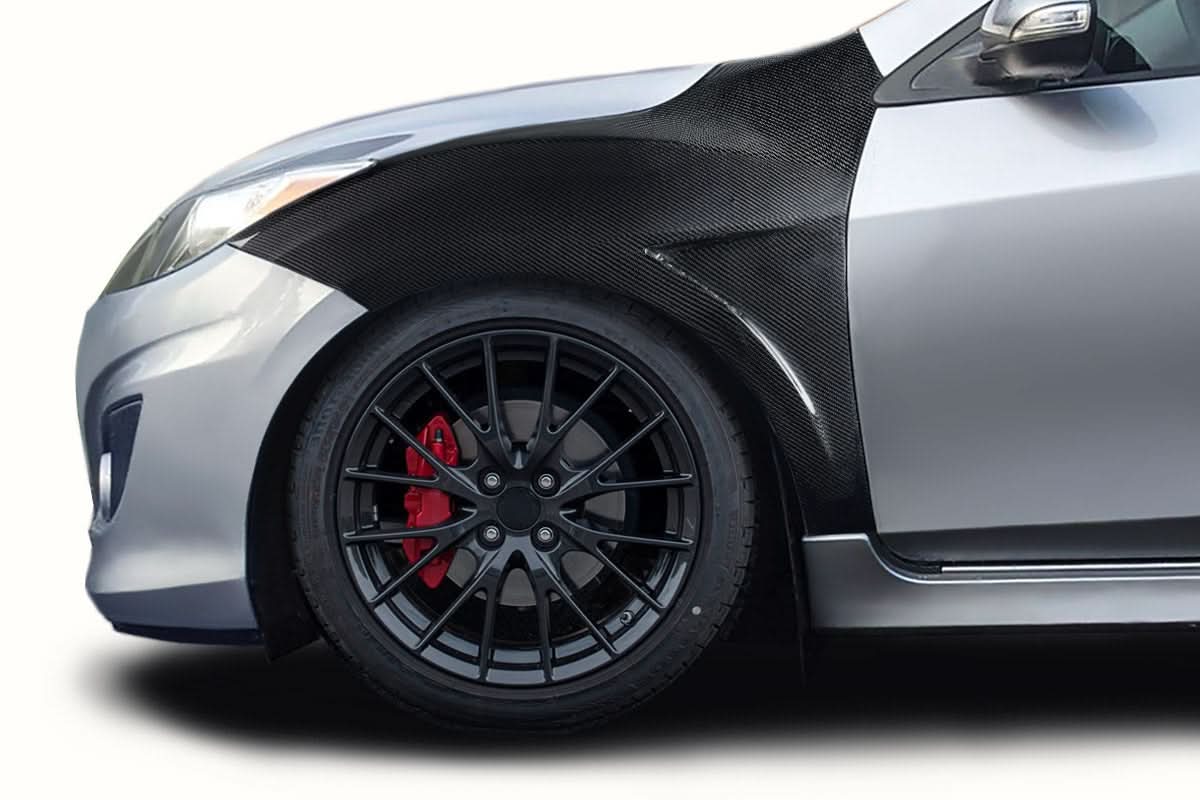 2010-2013 Mazda 3 Evolved Style Front Fenders - 2 Pieces