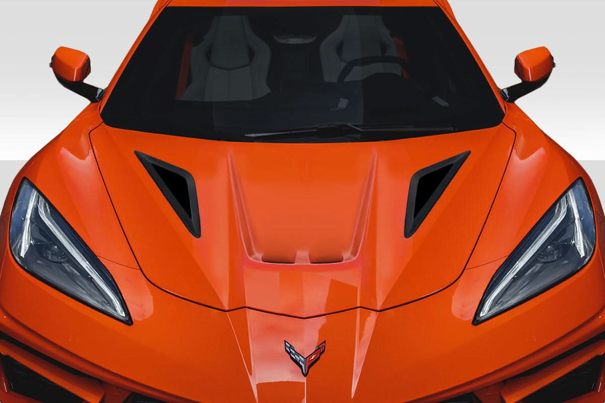 2020-2025 Chevrolet Corvette C8 Savannah Style Hood - 3 Pieces - FRP