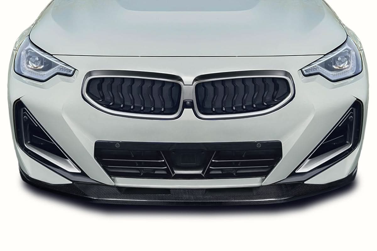 2022-2024 BMW M240I G42 Unplugged Style Front Lip Spoiler - Carbon