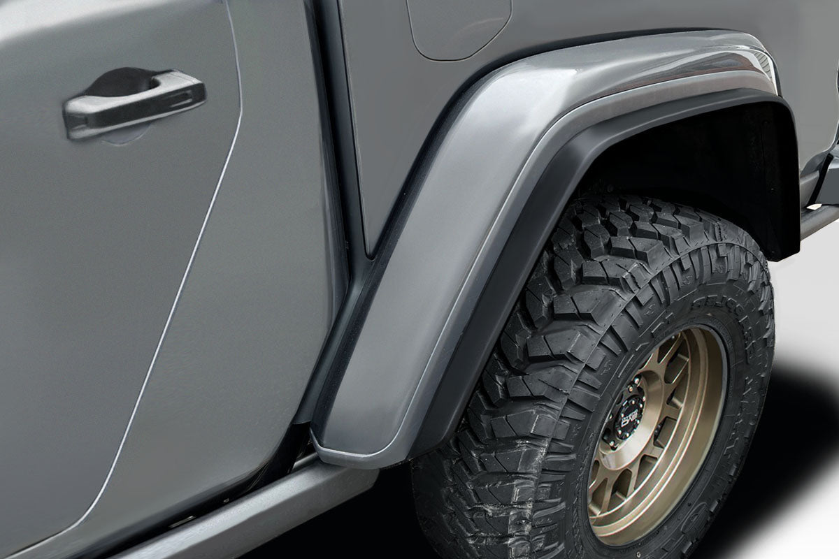 2020-2025 Jeep Gladiator Duster Style Rear Fender Flare Add Ons - FRP