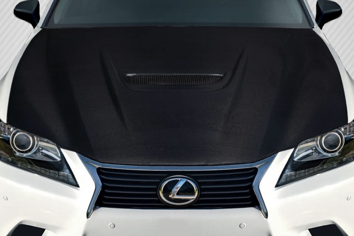 2013-2020 Lexus GS Alpine Style Hood - Carbon Fiber