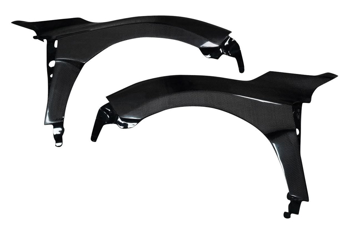 2017-2021 Honda Civic Type R Skywalker Style Front Fenders - Carbon Fiber