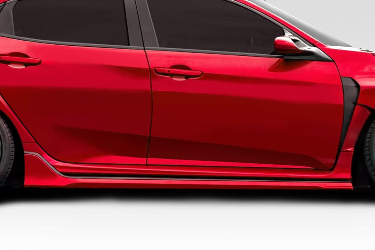 2017-2021 Honda Civic Type R Skywalker Style Side Skirts - FRP