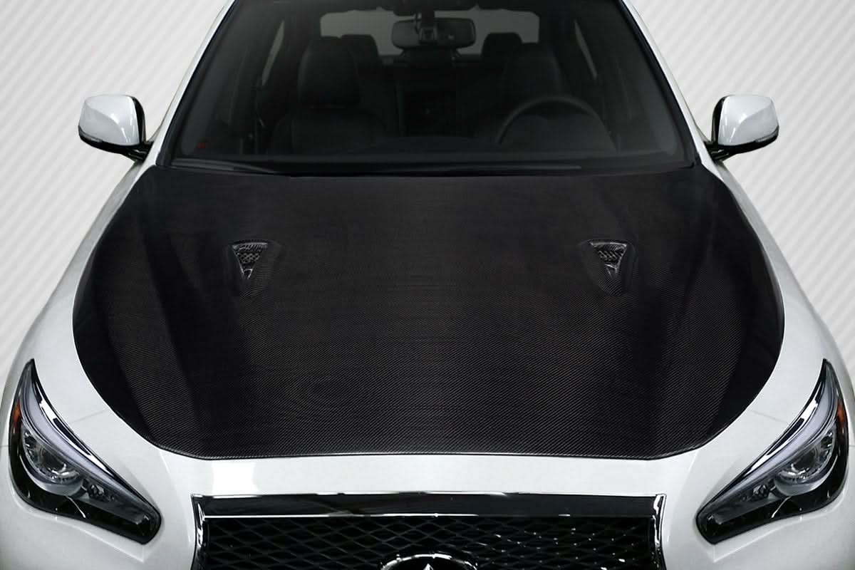 2014-2023 Infiniti Q50 GTR Look Hood - Carbon Fiber