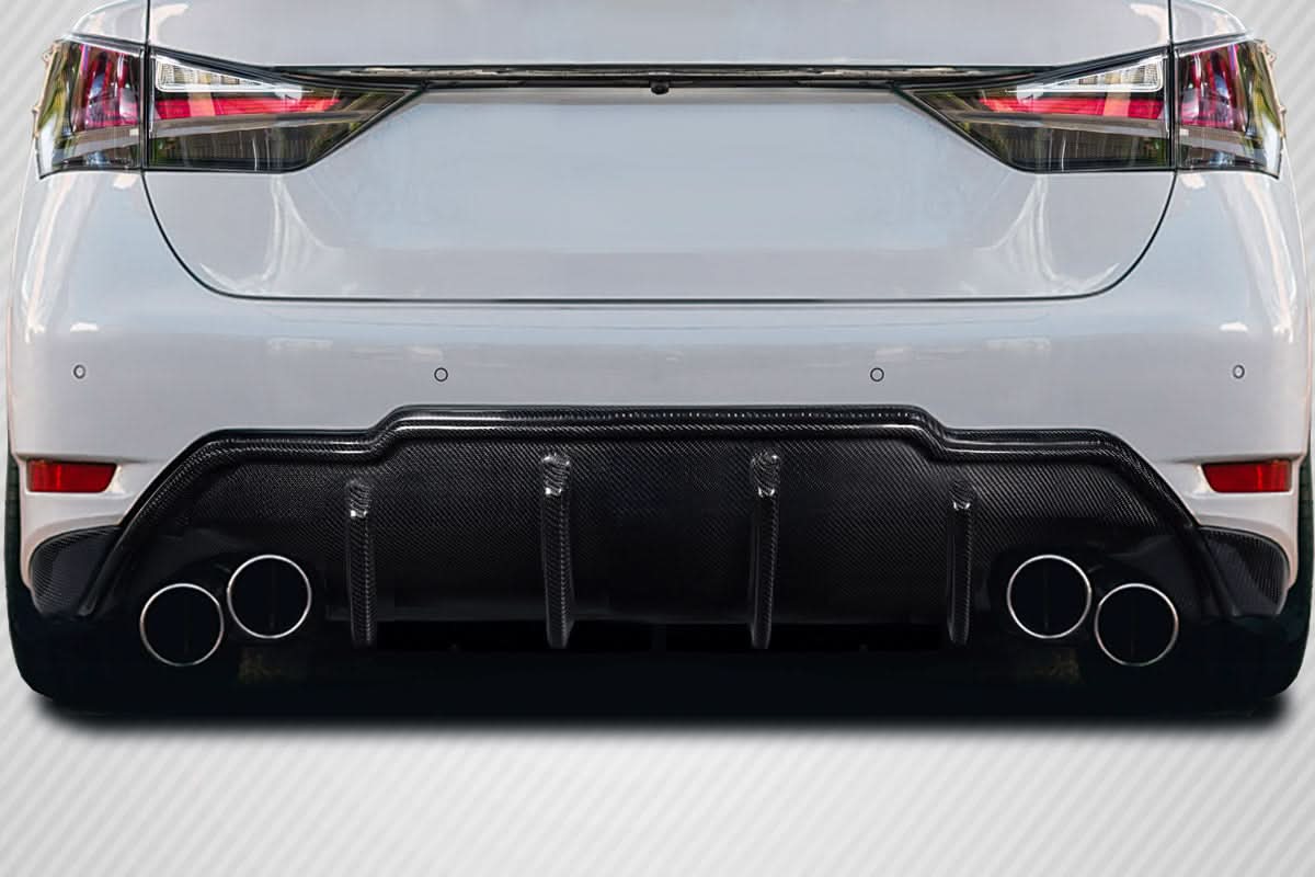 2016-2020 Lexus GS-F Tarvo Style Rear Diffuser - Carbon Fiber
