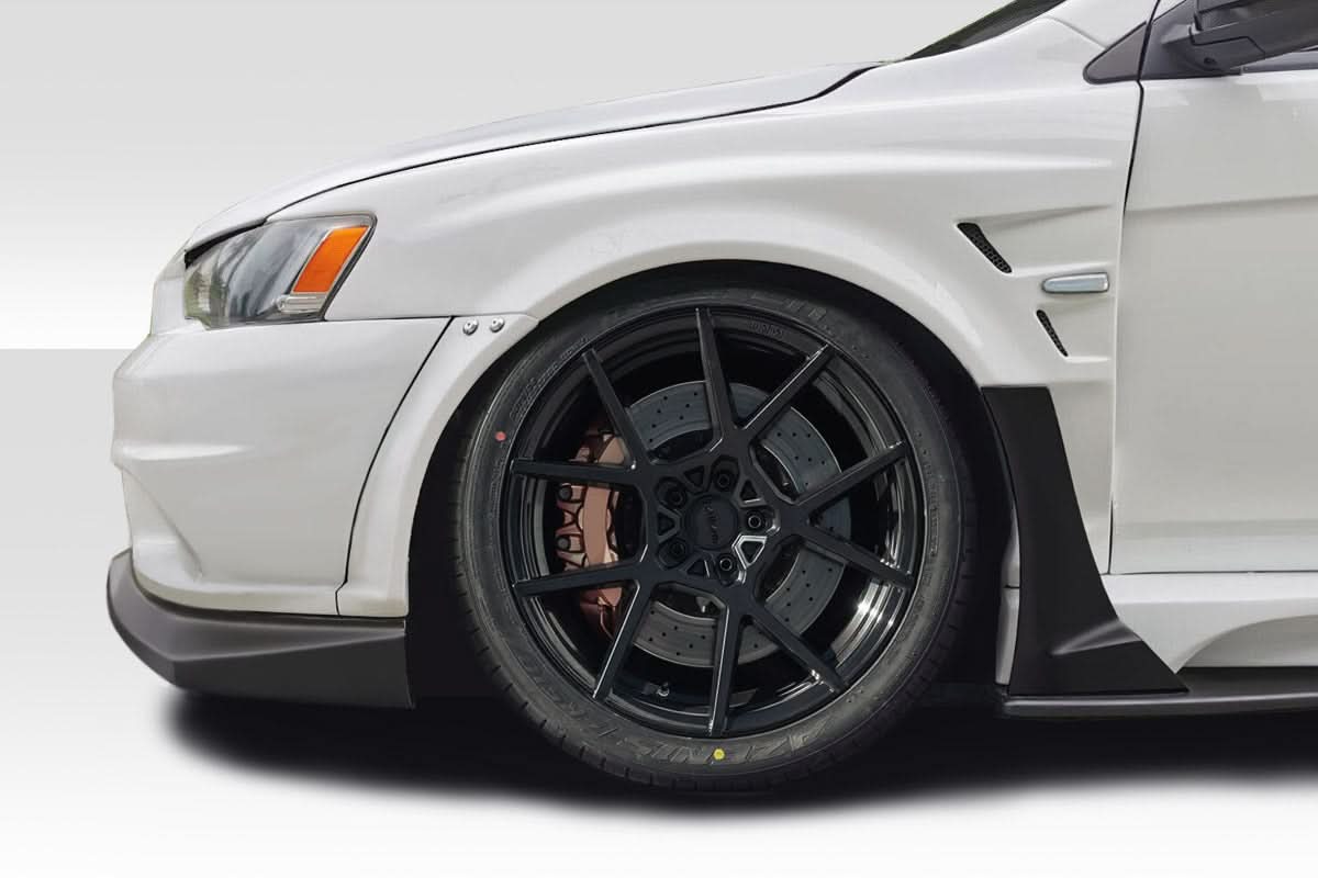2008-2017 Mitsubishi Lancer Vantix Style Front Fenders - 2 Pieces - FRP