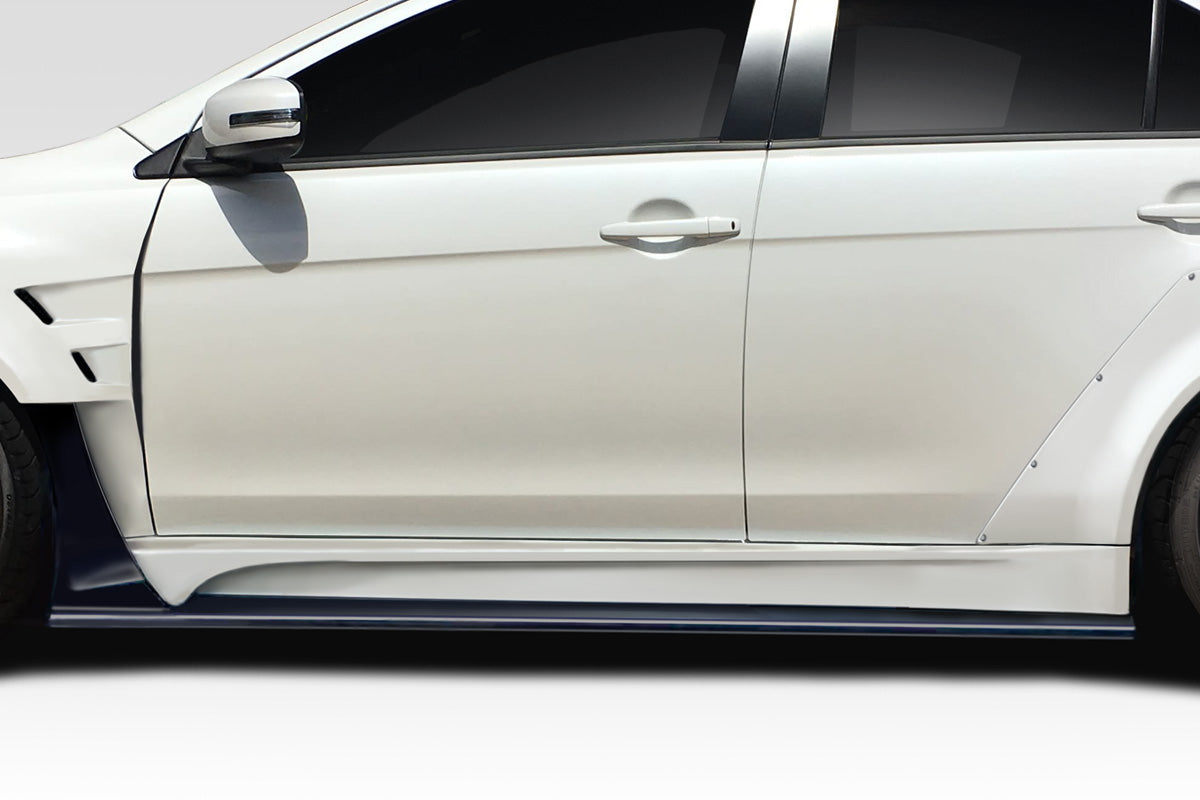 2008-2017 Mitsubishi Lancer Vantix Style Side Skirt Rocker Panels - FRP