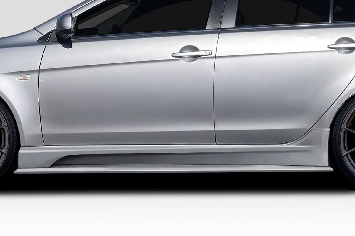 2008-2017 Mitsubishi Lancer Vantix Style Side Skirt Splitters - FRP