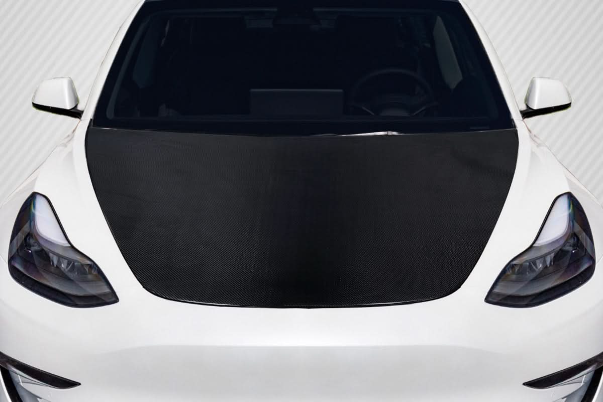 2017-2023 Tesla Model 3 OEM Look Hood - Carbon Fiber