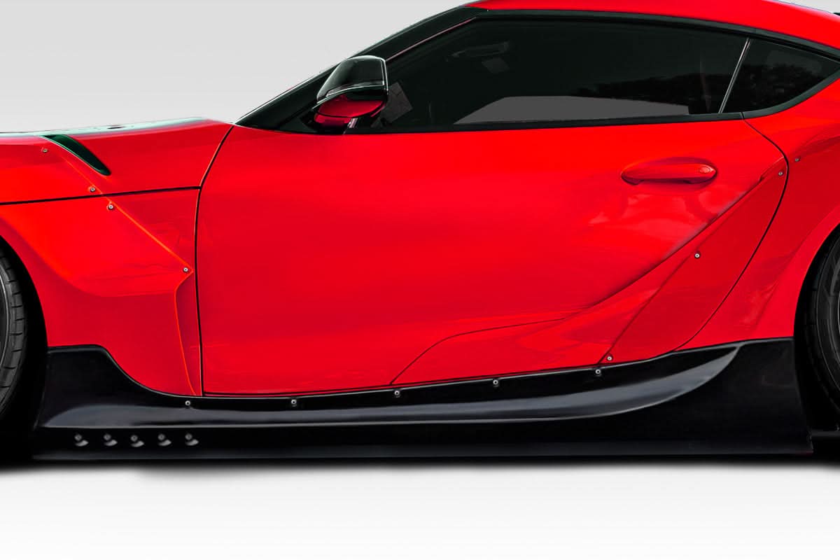2020-2025 Toyota Supra A90 Goblin Style Side Skirt Rocker Panels - FRP