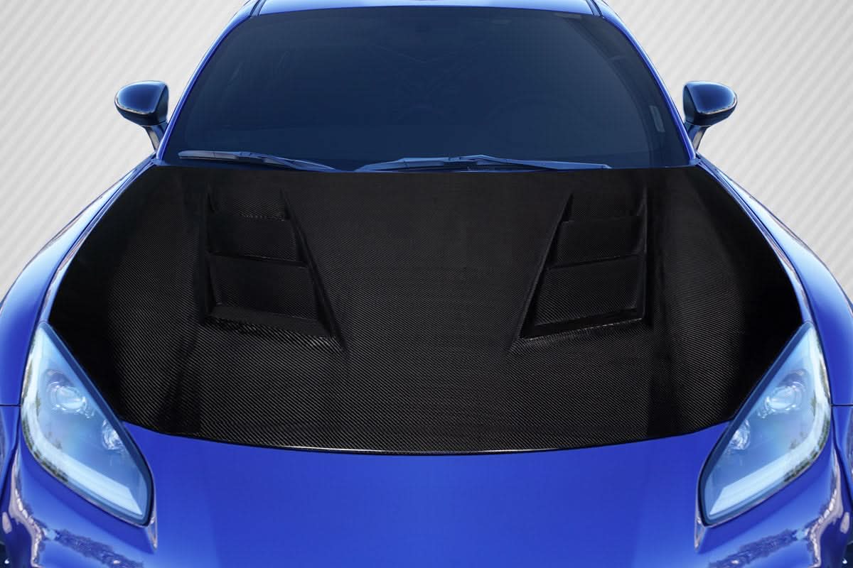 2022-2025 Toyota GR86 Aven Style Hood - Carbon Fiber