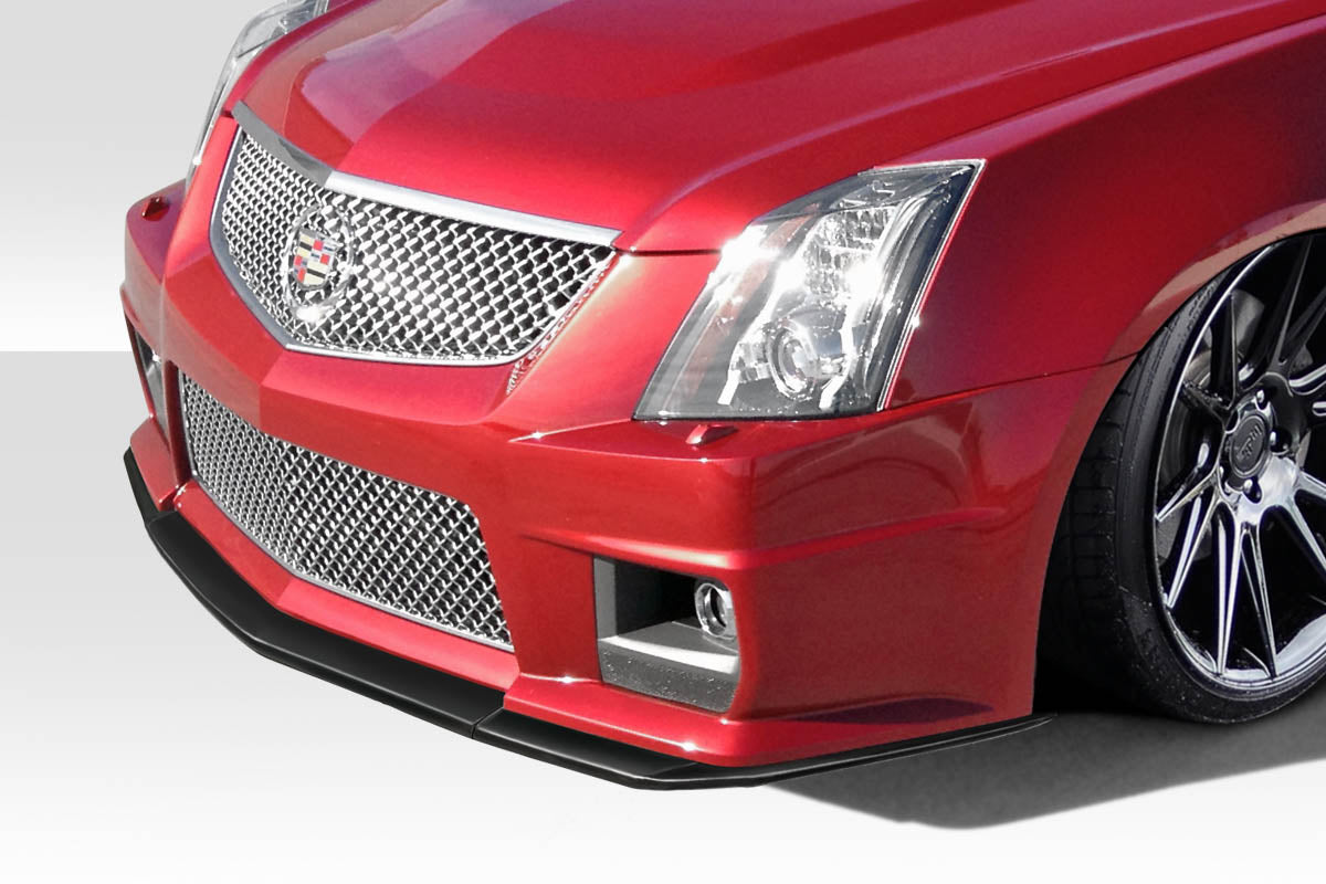 2009-2014 Cadillac CTS-V G2 Style Front Splitter - 3 Piece - FRP