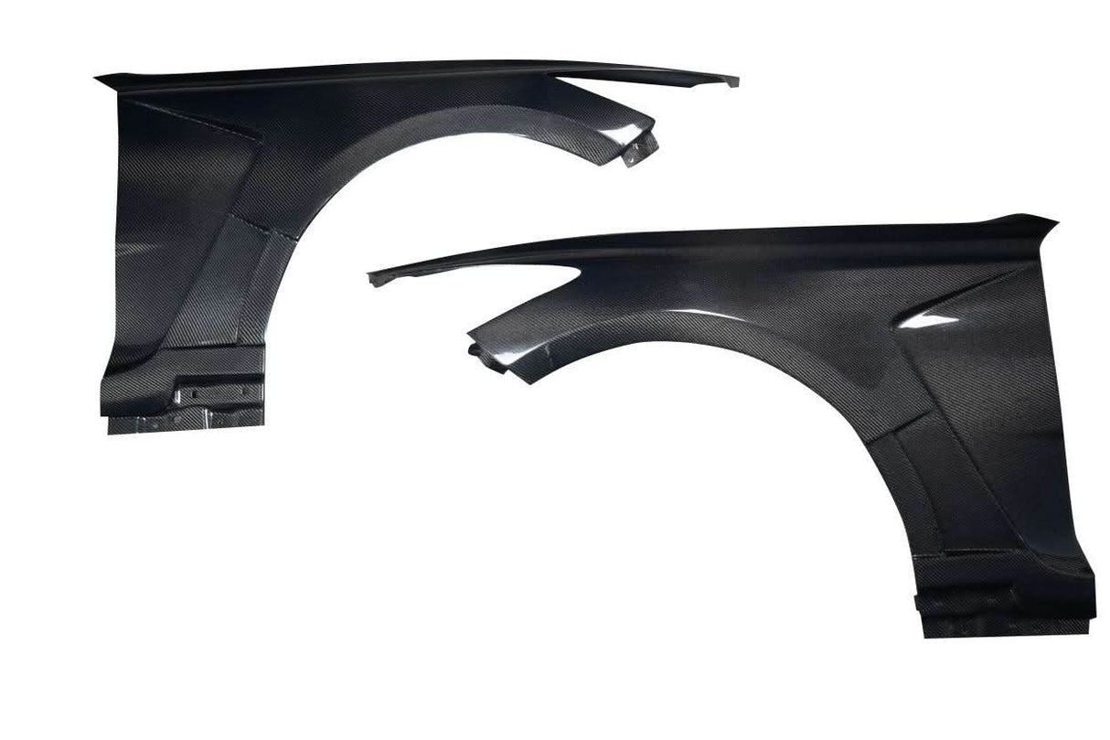 2018-2023 Kia Stinger Aegis Style Front Fenders - Carbon Fiber